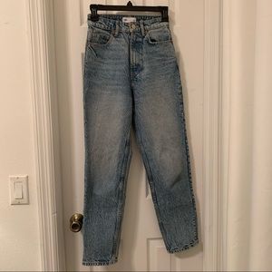 Zara | high waisted denim jeans